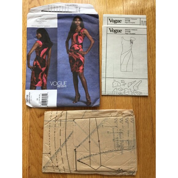 Misses Dress Pattern Vogue American Designer 1118 Tracy Reese Size 14 - 20 UNCUT - Picture 5 of 6